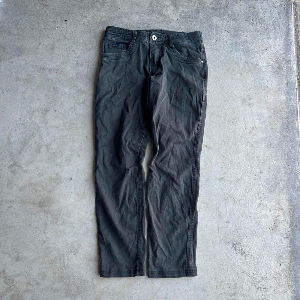 Kuhl Slim fit gorpcore charcoal gray pants mens size 32 30